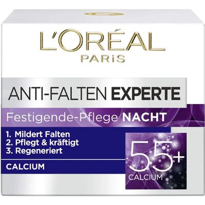 L’Oréal Paris Calcium 55+ Nachtcreme - Anti-Falten L’Oréal Paris Calcium 55+ Nachtcreme - Anti-Falten