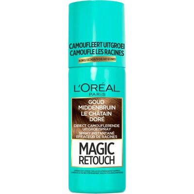 L'Oréal Paris Magic Retouch Goud Middenbruin - Spray colorante L'Oréal Paris Magic Retouch Goud Middenbruin - Spray colorante