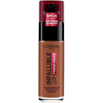 Fond de teint liquide Infaillible 24H - Deep Amber - Publicité Fond de teint liquide Infaillible 24H - Deep Amber - Publicité