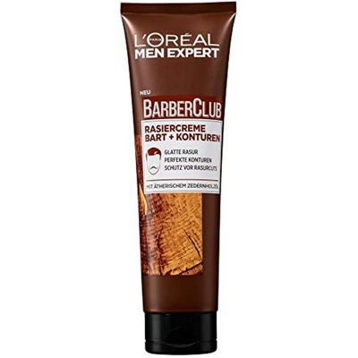 Crème à Raser Barbe + Contours Barber Club de L'Oréal Paris Men Expert - Crème de Rasage Crème à Raser Barbe + Contours Barber Club de L'Oréal Paris Men Expert - Crème de Rasage