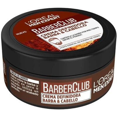 L'Oréal Paris Men Expert Barber Club Crème pour barbe et cheveux - 75ml - Publicité L'Oréal Paris Men Expert Barber Club Crème pour barbe et cheveux - 75ml - Publicité