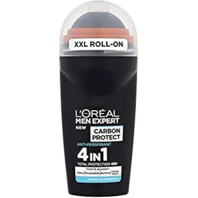 L'Oréal Men Expert Carbon Protect Antitranspirant Deodorant Roller 50ml L'Oréal Men Expert Carbon Protect Antitranspirant Deodorant Roller 50ml