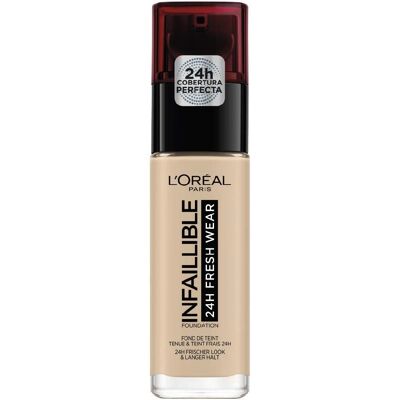 L'Oréal Paris Infallible 24H Liquid Foundation - Beige - Longwear, SPF 25 L'Oréal Paris Infallible 24H Liquid Foundation - Beige - Longwear, SPF 25