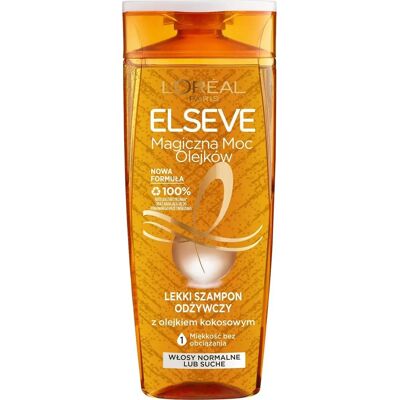 Szampon Kokos Elseve od L'Oréal Paris - Pielęgnacja dla Włosów Suchych i Normalnych Szampon Kokos Elseve od L'Oréal Paris - Pielęgnacja dla Włosów Suchych i Normalnych