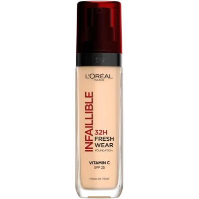 L'Oreal Paris Infallible 24H Liquid Foundation - Linen/Warm Doré - Foundation L'Oreal Paris Infallible 24H Liquid Foundation - Linen/Warm Doré - Foundation