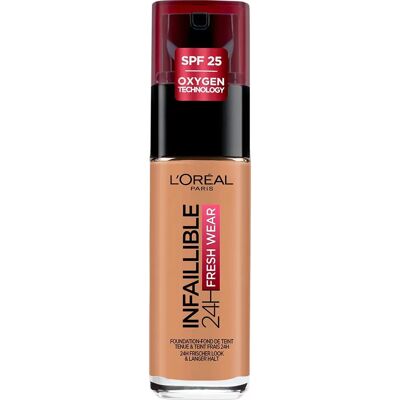 L’Oréal Paris Fond de Teint Rose Amber - Infaillible 24H Légère - Publicité L’Oréal Paris Fond de Teint Rose Amber - Infaillible 24H Légère - Publicité
