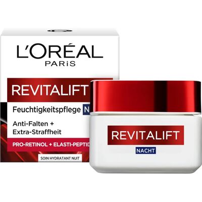 L'Oréal Paris Revitalift Nachtpflege - Anti-Falten Pflege für reife Haut L'Oréal Paris Revitalift Nachtpflege - Anti-Falten Pflege für reife Haut