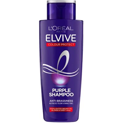 Shampoing Violet Elvive Color Protect L'Oréal Paris 200ml - Publicité Shampoing Violet Elvive Color Protect L'Oréal Paris 200ml - Publicité