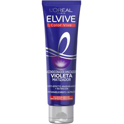 Masque Violet Elvive de L'Oreal - Améliorateur de couleur - Publicité Masque Violet Elvive de L'Oreal - Améliorateur de couleur - Publicité
