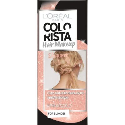 L'Oreal Colorista Haar Make-up Schitter Pink Goud - Haarverf L'Oreal Colorista Haar Make-up Schitter Pink Goud - Haarverf