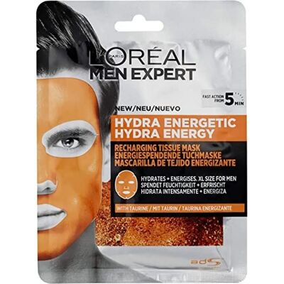 L'Oréal Men Expert Hydra Energy XL Máscara de Tecido L'Oréal Men Expert Hydra Energy XL Máscara de Tecido