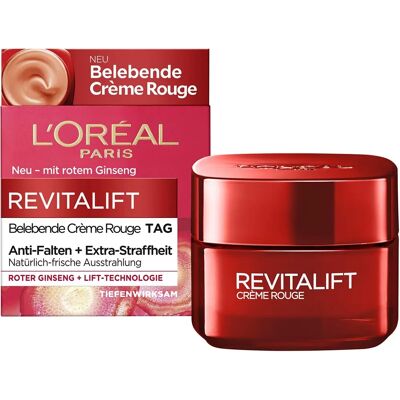 L’Oréal Paris Revitalift Rote Ginseng Tagescreme - Faltenrückbildung & Aufhellung L’Oréal Paris Revitalift Rote Ginseng Tagescreme - Faltenrückbildung & Aufhellung