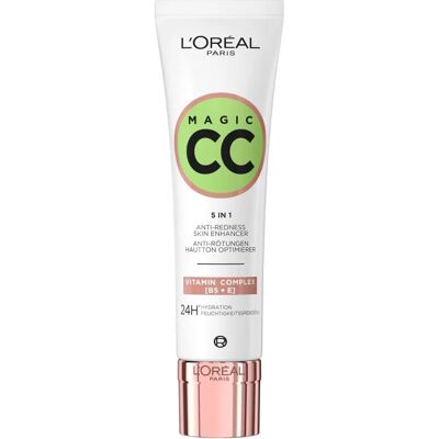 L'Oréal Paris Magic CC Hudforbedrer - Rødme Bekjempelse L'Oréal Paris Magic CC Hudforbedrer - Rødme Bekjempelse
