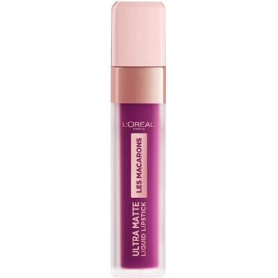 L'Oreal Paris Les Macarons Rouge à Lèvres Liquide Ultra Mat - Rouge à Lèvres - Infaillible - Prune Infini - Publicité L'Oreal Paris Les Macarons Rouge à Lèvres Liquide Ultra Mat - Rouge à Lèvres - Infaillible - Prune Infini - Publicité
