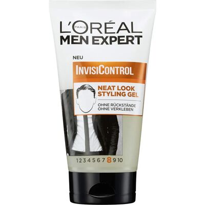 L'Oréal Paris Men Expert InvisiControl Haar Styling Gel - Natuurlijke look L'Oréal Paris Men Expert InvisiControl Haar Styling Gel - Natuurlijke look