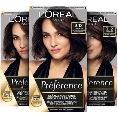 Coloration Permanente Brun Foncé de L'Oréal Paris - Brillance et Nourriture - Publicité Coloration Permanente Brun Foncé de L'Oréal Paris - Brillance et Nourriture - Publicité