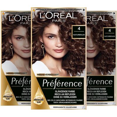 L'Oréal Paris Haarfarbe - Natürliche Braun - Lang anhaltend, Nährend, Glänzend L'Oréal Paris Haarfarbe - Natürliche Braun - Lang anhaltend, Nährend, Glänzend