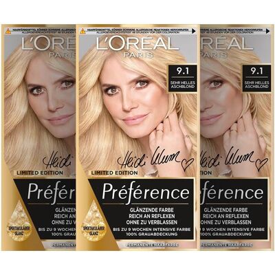 L’Oréal Paris Ash Blonde Dauerhafte Haarfarbe - Haarfarbe L’Oréal Paris Ash Blonde Dauerhafte Haarfarbe - Haarfarbe