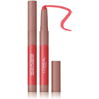 L'Oreal Paris Infallible Very Matte Lip Crayon - Rose - Rouge à lèvres - Publicité L'Oreal Paris Infallible Very Matte Lip Crayon - Rose - Rouge à lèvres - Publicité