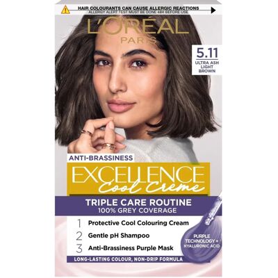L'Oreal Paris Excellence Creme Ultra Ash Light Brown - Hair Dye L'Oreal Paris Excellence Creme Ultra Ash Light Brown - Hair Dye