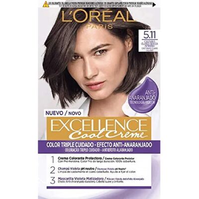 Colorazione Capelli Excellence Cool di L'Oreal Paris - Castano Chiaro Cenere - 192 ml Colorazione Capelli Excellence Cool di L'Oreal Paris - Castano Chiaro Cenere - 192 ml