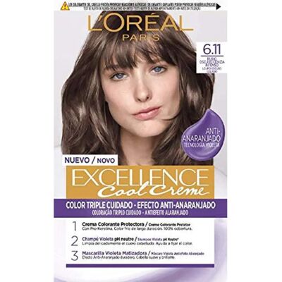 L'Oréal Paris Excellence Cool Farba do włosów - Ciemny popielaty blond - Krem do farbowania włosów L'Oréal Paris Excellence Cool Farba do włosów - Ciemny popielaty blond - Krem do farbowania włosów