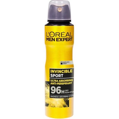 L'Oreal Paris Men Expert Invincible Sport Déodorant - 150ml - Publicité L'Oreal Paris Men Expert Invincible Sport Déodorant - 150ml - Publicité