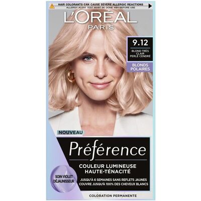 L'Oréal Paris Preference Siberia - Dauerhafte Haarfarbe - Blonda Sehr Hell Asch-Perlblond L'Oréal Paris Preference Siberia - Dauerhafte Haarfarbe - Blonda Sehr Hell Asch-Perlblond