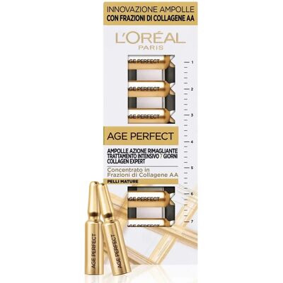 L’Oréal Paris Age Perfect Sérum de Colágeno - 7x1 ml Sérum facial para mulher L’Oréal Paris Age Perfect Sérum de Colágeno - 7x1 ml Sérum facial para mulher