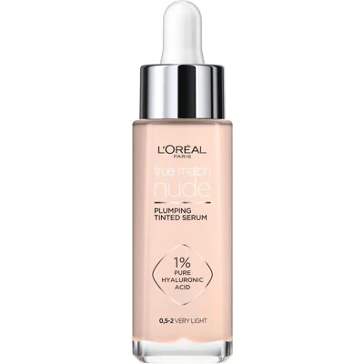 L’Oréal Paris True Match Nude Plumping Tinted Serum - Foundation - Very Light L’Oréal Paris True Match Nude Plumping Tinted Serum - Foundation - Very Light