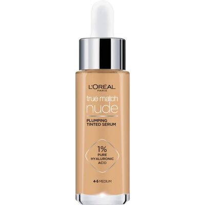 L’Oréal Paris True Match Nude Plumping Tinted Serum - Serum, Medium, 30ml L’Oréal Paris True Match Nude Plumping Tinted Serum - Serum, Medium, 30ml