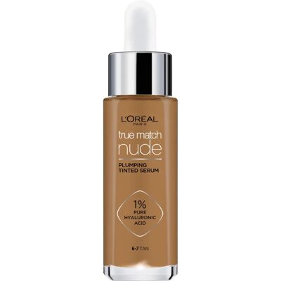 L’Oréal Paris True Match Nude Plumping Tinted Serum - Serum - Tan 6-7 - 30 ml L’Oréal Paris True Match Nude Plumping Tinted Serum - Serum - Tan 6-7 - 30 ml