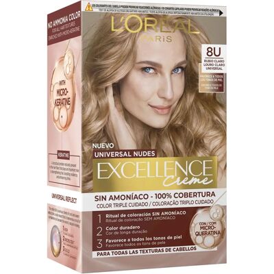 L'Oréal Paris Excellence Universal Rubio Claro - Tinte para cabello L'Oréal Paris Excellence Universal Rubio Claro - Tinte para cabello