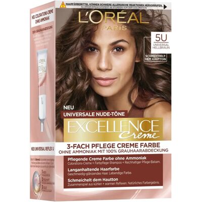 L’Oréal Paris Helle Braune Haarfarbe Excellence Creme - Haarkur L’Oréal Paris Helle Braune Haarfarbe Excellence Creme - Haarkur