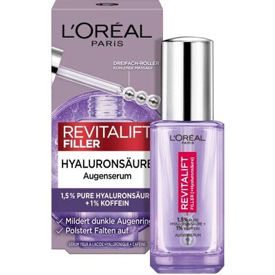 L'Oréal Revitalift Filler Hyaluronsäure Augenserum (20 ml) L'Oréal Revitalift Filler Hyaluronsäure Augenserum (20 ml)