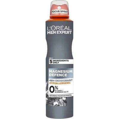 L'Oréal Paris Men Expert Hypoallergenic Deodorant 48 Hour Protection (250 ml) L'Oréal Paris Men Expert Hypoallergenic Deodorant 48 Hour Protection (250 ml)