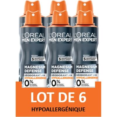 L’Oréal Paris - Expert Deo Magne Defense - 150 ml - Homme - Deodorant L’Oréal Paris - Expert Deo Magne Defense - 150 ml - Homme - Deodorant