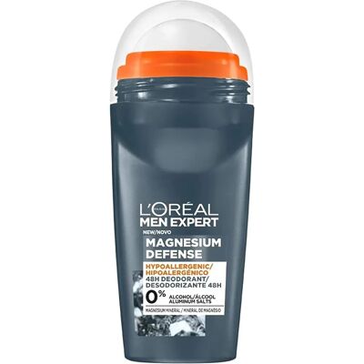 L'Oréal Paris Men Expert Magnesium Defense Roll-On Deodorant (50 ml) L'Oréal Paris Men Expert Magnesium Defense Roll-On Deodorant (50 ml)