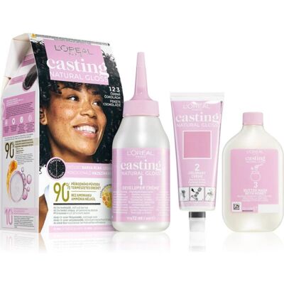 L’Oréal Paris Casting Creme Natural Gloss - Haarkleuring - Zwart Ganache - Halflang duurzaam L’Oréal Paris Casting Creme Natural Gloss - Haarkleuring - Zwart Ganache - Halflang duurzaam