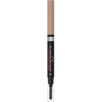 L’Oréal Paris Infaillible 24h Trefarget øyenbrynspenn - Mørk blond, Rødbrun L’Oréal Paris Infaillible 24h Trefarget øyenbrynspenn - Mørk blond, Rødbrun