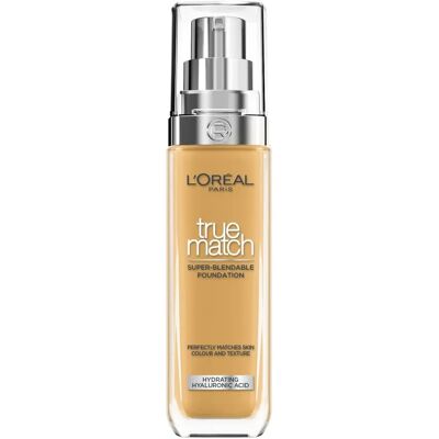 L’Oréal Paris True Match Liquid Foundation with Hyaluronic Acid 30ml - Liquid Foundation L’Oréal Paris True Match Liquid Foundation with Hyaluronic Acid 30ml - Liquid Foundation