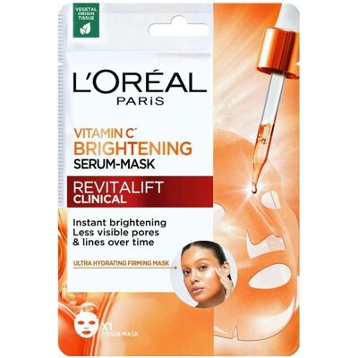 L'Oréal Paris Revitalift Clinical Vitamin C Brightening Serum-Mask - Face Mask 26g L'Oréal Paris Revitalift Clinical Vitamin C Brightening Serum-Mask - Face Mask 26g