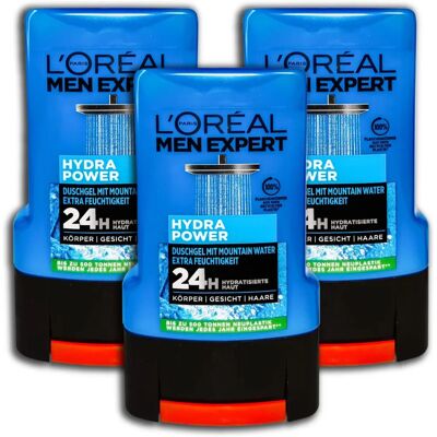L'Oréal Paris Men Expert Hydra Power Mountain Water Douchegel L'Oréal Paris Men Expert Hydra Power Mountain Water Douchegel