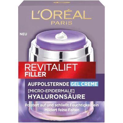 L’Oréal Paris Revitalift Filler Hyaluronsäure Gel Creme - Gesichtscreme L’Oréal Paris Revitalift Filler Hyaluronsäure Gel Creme - Gesichtscreme