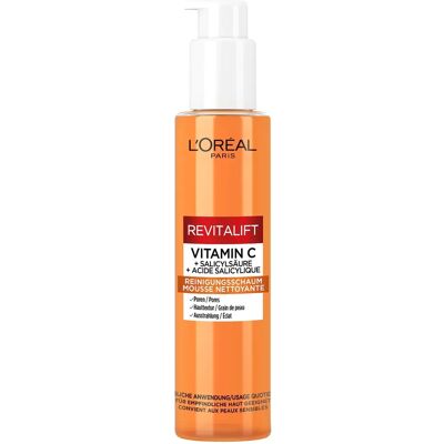 Mousse Nettoyante Visage L’Oréal Paris - Vitamine C pour éclat Mousse Nettoyante Visage L’Oréal Paris - Vitamine C pour éclat