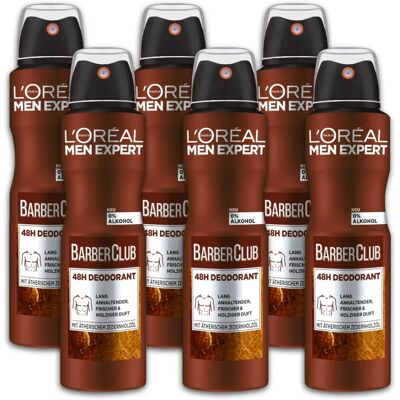 L'Oréal Paris Men Expert Barber Club 48h Déodorant Spray - Publicité L'Oréal Paris Men Expert Barber Club 48h Déodorant Spray - Publicité