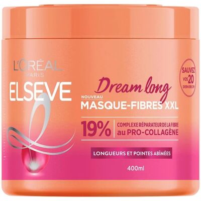 L'Oréal Paris Elseve Dream Long Fibra Masque - Réparation longueurs - Publicité L'Oréal Paris Elseve Dream Long Fibra Masque - Réparation longueurs - Publicité
