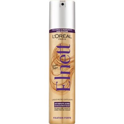 L'Oréal Paris Elnett Laque Micro-Diffusion Fixation Forte Anti-Reflets Jaunes - Μερική λακ L'Oréal Paris Elnett Laque Micro-Diffusion Fixation Forte Anti-Reflets Jaunes - Μερική λακ