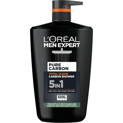 L’Oréal Paris Men Expert Pure Carbon Shower Gel - 1000ml L’Oréal Paris Men Expert Pure Carbon Shower Gel - 1000ml