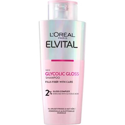 L'Oréal Paris Glycolic Gloss Shampoo - Glans för matt hår L'Oréal Paris Glycolic Gloss Shampoo - Glans för matt hår